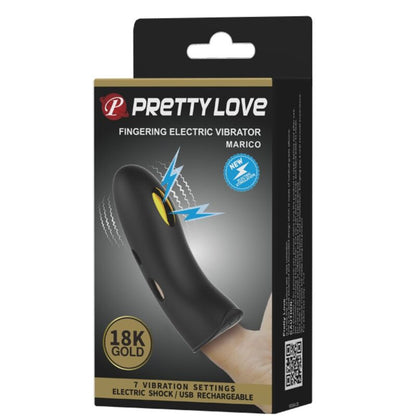 PRETTY LOVE - MANCHON DE DOIGT ÉLECTRO-STUMILATION MARICO BLACK
