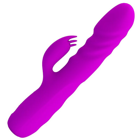 PRETTY LOVE - MELANIE RECHARGEABLE PURPLE RABBIT VIBRATOR