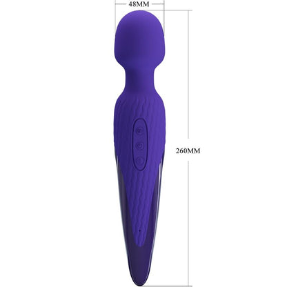 PRETTY LOVE - ANTONY YOUTH VIBRATING WAND WITH VIOLET HEAT EFFECT