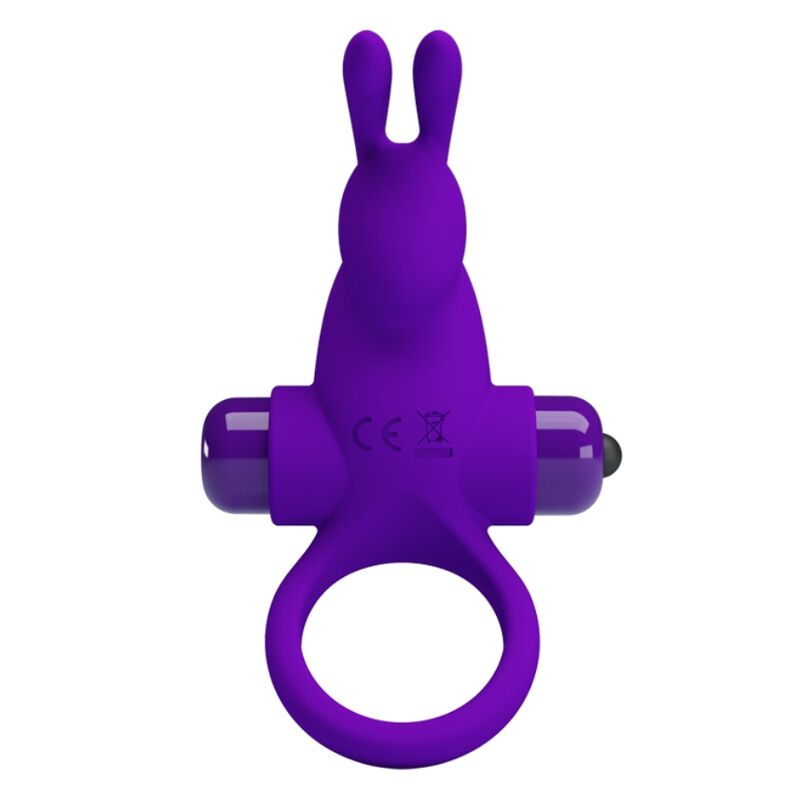 PRETTY LOVE - VIBRATING RING I PURPLE RABBIT PENIS