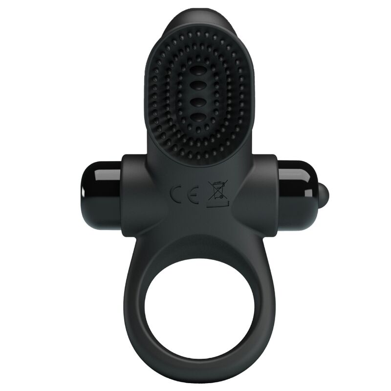 PRETTY LOVE - VIBRATING PENIS RING II BLACK