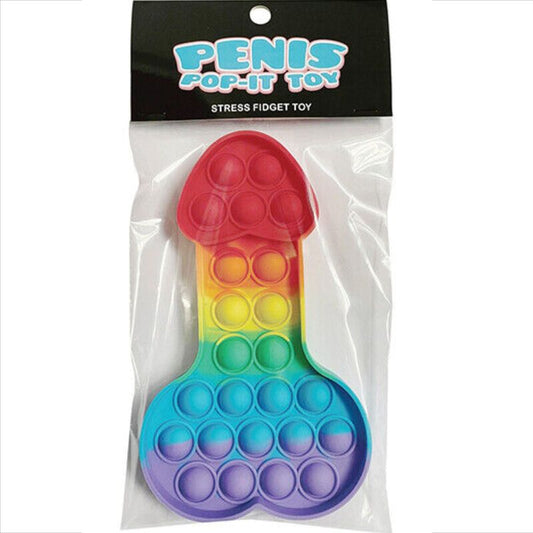 KHEPER GAMES - JOUET ANTI-STRESS PÉNIS POP-IT MULTICOLORE