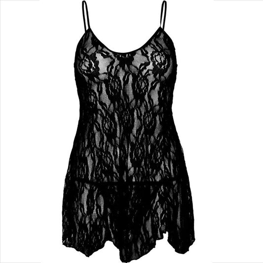 LEG AVENUE - FLORAL LACE NIGHTGOWN