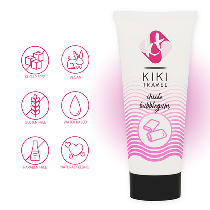 KIKÍ TRAVEL - LUBRIFIANT SAVEUR GOMME 50 ML