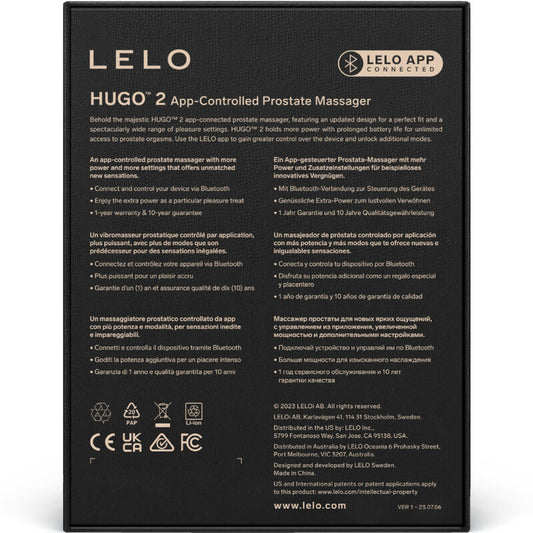 LELO - HUGO 2 MASSEUR DE PROSTATE VERT