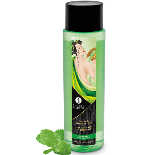 SHUNGA - GEL BAIN &amp; DOUCHE MENTHE 370 ML