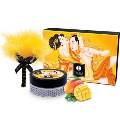 SHUNGA - KIT DE POUDRE DE MASSAGE À LA MANGUE COMESTIBLE