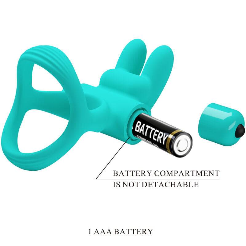 PRETTY LOVE - BAGUE VIBRANTE DANTE GREEN RABBIT