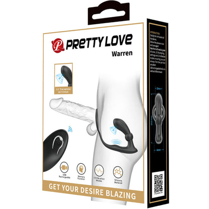 PRETTY LOVE - WARREN BLACK ANNEAU ANAL ET VIBRATEUR