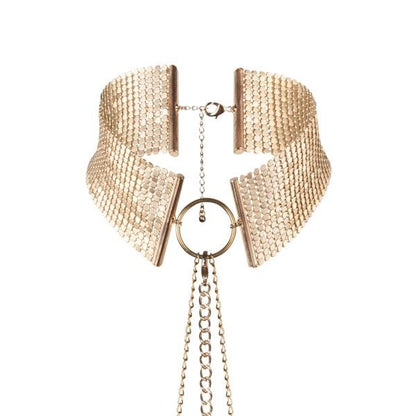 BIJOUX - COLLIER MÉTALLISÉ DORÉ DÉSIR MÉTALLIQUE
