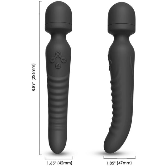 ARMONY - MISSION MASSAGER &amp; VIBRATEUR EFFET CHALEUR NOIR