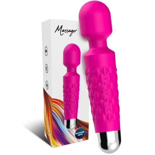 ARMONY - MASSEUR ET VIBRATEUR POSTMAN TÊTE FLEXIBLE FUCHSIA