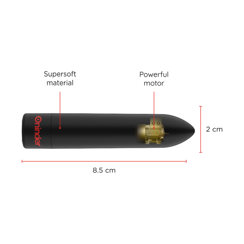 ONINDER - BERLIN VIBRATING BULLET BLACK - APPLICATION GRATUITE