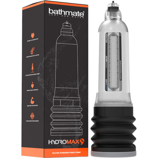 BATHMATE - POMPE D'AUGMENTATION DE PÉNIS TRANSPARENTE HYDROMAX 9