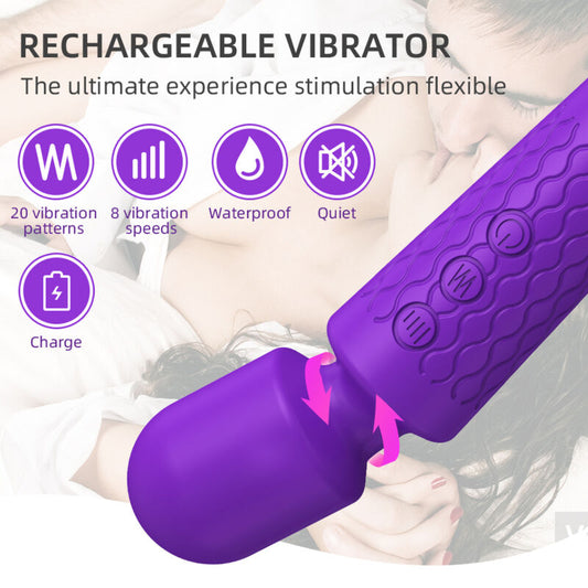 ARMONY - MASSEUR ET VIBRATEUR VIOLET