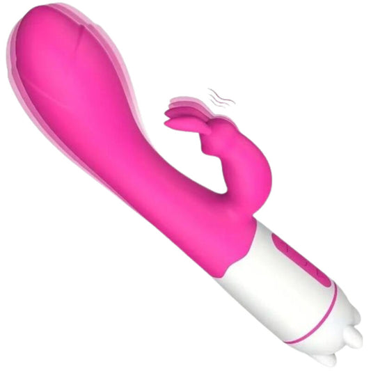 ARMONY - VIBRATEUR &amp; STIMULATEUR HAPPY RABBIT FUCHSIA