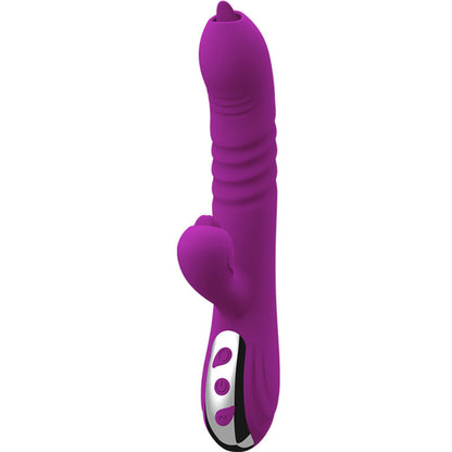 ARMONY - FAIRY VIBRATEUR MULTIFONCTIONNEL DOUBLE LANGUE AVEC EFFET CHALEUR VIOLETTE