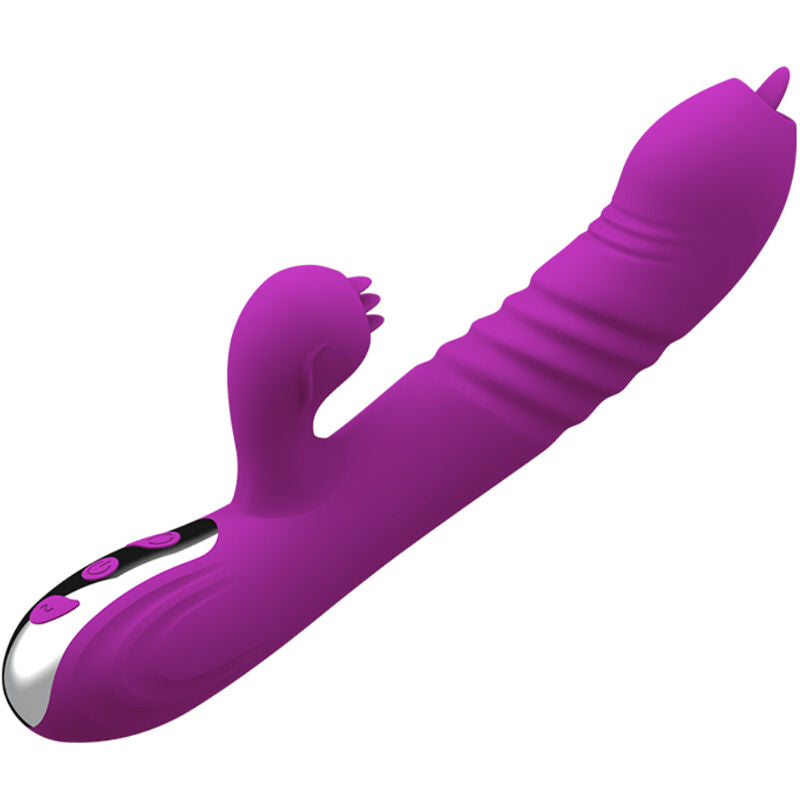 ARMONY - FAIRY VIBRATEUR MULTIFONCTIONNEL DOUBLE LANGUE AVEC EFFET CHALEUR VIOLETTE