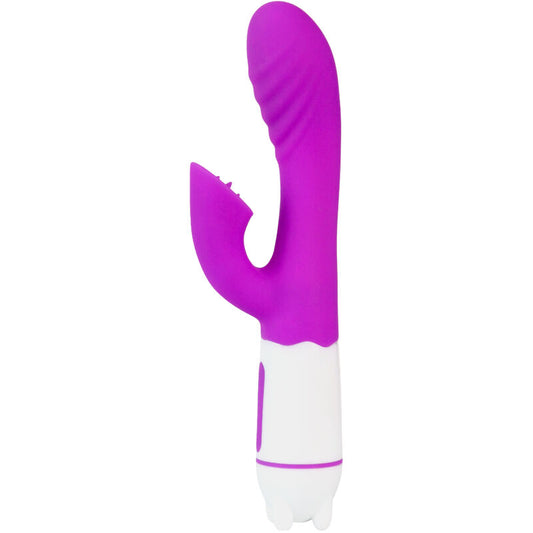 ARMONY - VIBRATEUR ET STIMULATEUR HAPPY AVEC LANGUE RECHARGEABLE (VIOLET)