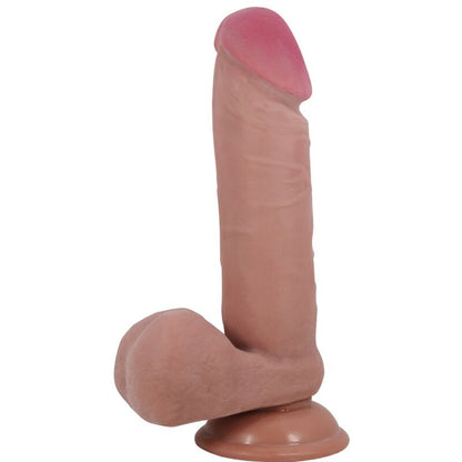 PRETTY LOVE - SÉRIE SLIDING SKIN GODE RÉALISTE AVEC VENTOUSE MULATO SLIDING SKIN 20,5 CM