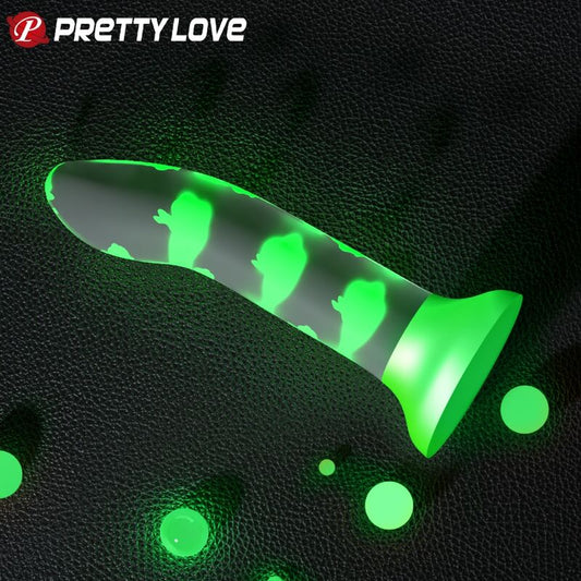 PRETTY LOVE - DILDO LUMINEUX VERT MAGIQUE NON VIBRANT