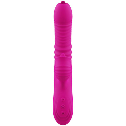 ARMONY - FANNY VIBRATEUR MULTIFONCTIONNEL DOUBLE LANGUE AVEC EFFET CHALEUR FUCHSIA