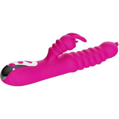 ARMONY - VIBRATEUR LAPIN MULTIFONCTIONNEL DOUBLE LANGUE EFFET CHALEUR FUCHSIA