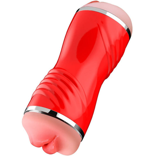 ARMONY - MASTURBATEUR DOUBLE VAGIN &amp; BOUCHE ROUGE