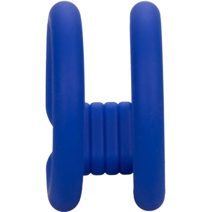 CALEXOTICS - CAGE À PÉNIS DOUBLE ADMIRAL BLEU