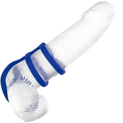 CALEXOTICS - CAGE À PÉNIS TRIPLE ADMIRAL BLEU