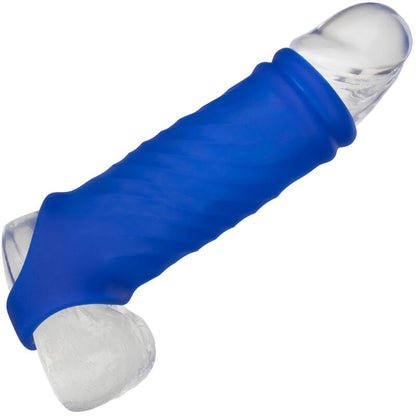 CALEXOTICS - MANCHON DE PÉNIS EN SILICONE LIQUIDE ADMIRAL WAVE BLEU