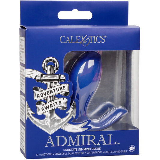 CALEXOTICS - ADMIRAL RIMMING BLUE STIMULATEUR ET VIBRATEUR DE PROSTATE