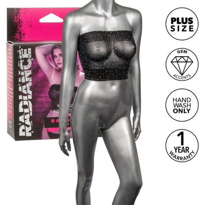 CALEXOTICS - HAUT BANDEAU RADIANCE AVEC PERLES, GRANDE TAILLE
