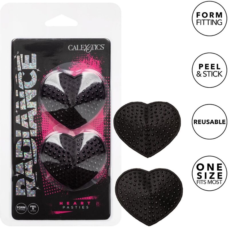 CALEXOTICS - CACHE-TETONS BIJOUX EN FORME DE CŒUR RADIANCE