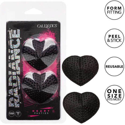 CALEXOTICS - CACHE-TETONS BIJOUX EN FORME DE CŒUR RADIANCE