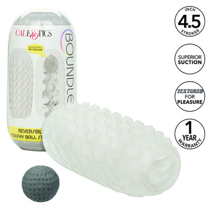 CALEXOTICS - BOUNDLESS STROKER SOFT RÉVERSIBLE GRIS
