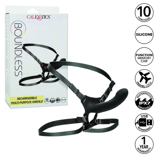 CALEXOTICS - HARNAIS RECHARGEABLE MULTI-POSITIONS SANS LIMITES