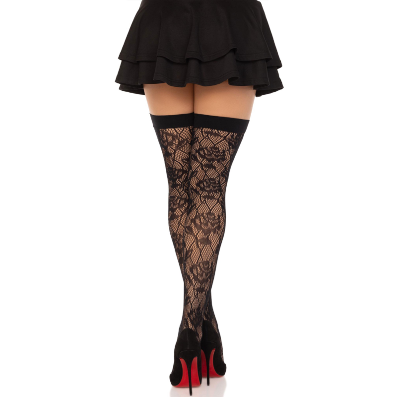 LEG AVENUE - ROSES SAUVAGES NOIRES STOCKS NET