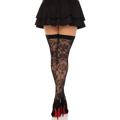 LEG AVENUE - ROSES SAUVAGES NOIRES STOCKS NET
