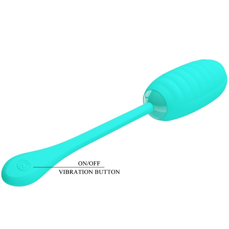 PRETTY LOVE - ŒUF VIBRANT RECHARGEABLE KIRK VERT AQUA