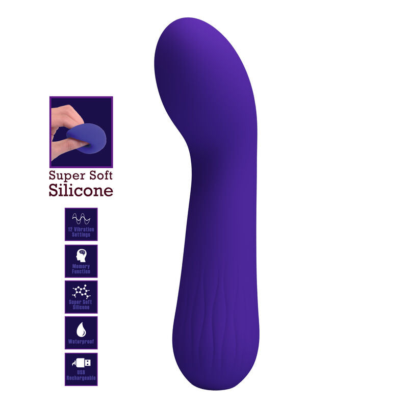 PRETTY LOVE - VIBRATEUR LILAS RECHARGEABLE FAUN