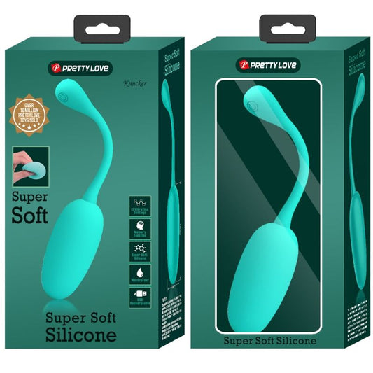 PRETTY LOVE - ŒUF VIBRANT RECHARGEABLE KNUCKER VERT AQUA