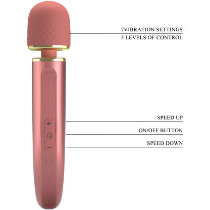 PRETTY LOVE - MASSEUR VIBRANT ROSE À 7 MODES