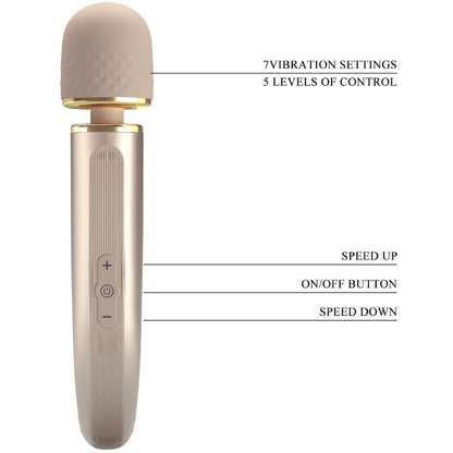 PRETTY LOVE - MASSEUR VIBRANT CHAMPAGNE 7 MODES