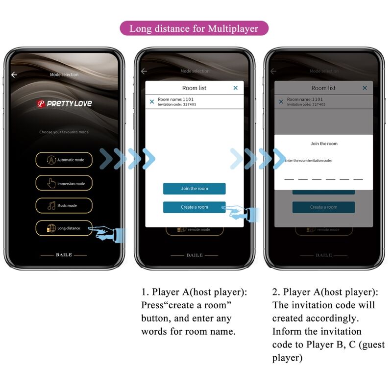 PRETTY LOVE - JAYLEEN VIBRATEUR APPLICATION TÉLÉCOMMANDE LILAS