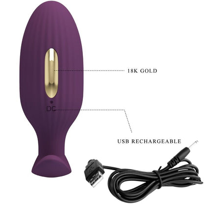 PRETTY LOVE - JEFFERSON APP-CONTROLLED ANAL PLUG LILAC