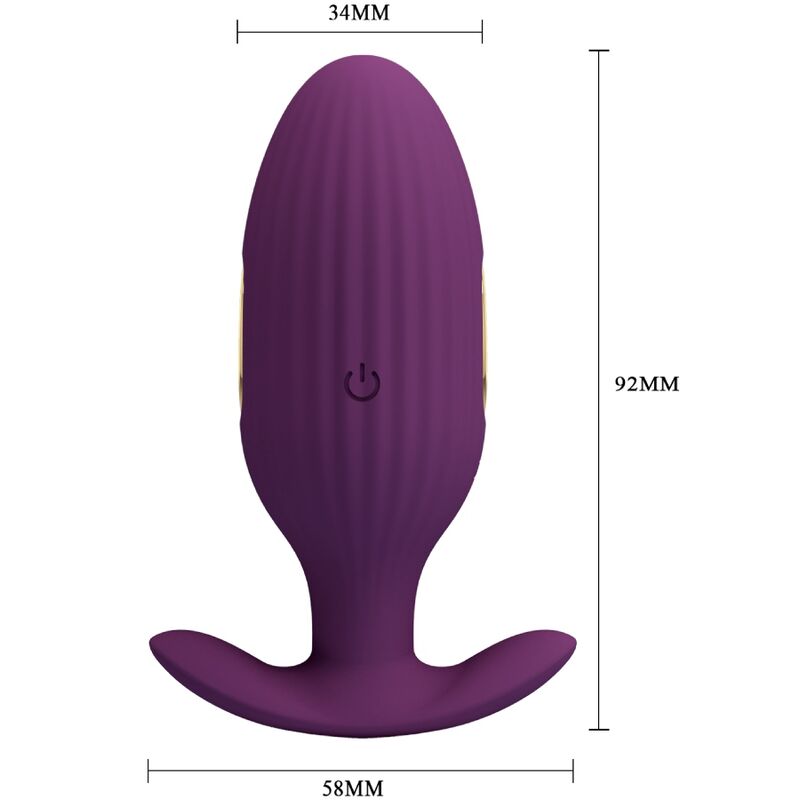 PRETTY LOVE - JEFFERSON APP-CONTROLLED ANAL PLUG LILAC