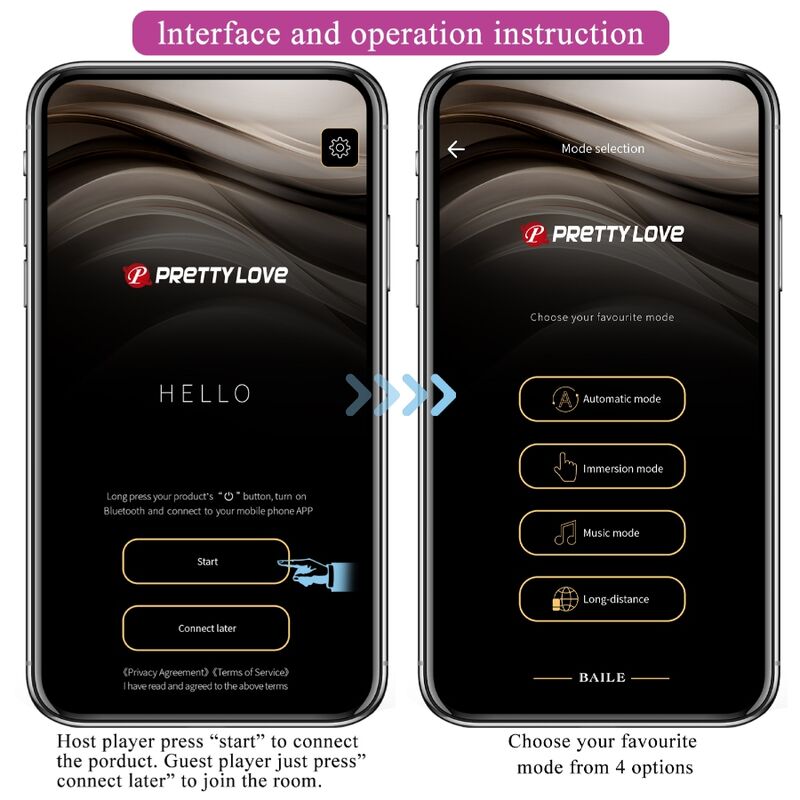 PRETTY LOVE - JEFFERSON APP-CONTROLLED ANAL PLUG LILAC