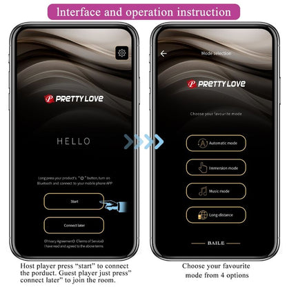 PRETTY LOVE - JEFFERSON APP-CONTROLLED ANAL PLUG LILAC