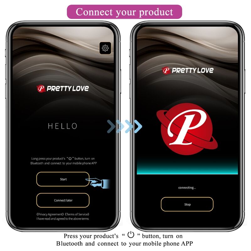 PRETTY LOVE - JEFFERSON APP-CONTROLLED ANAL PLUG LILAC